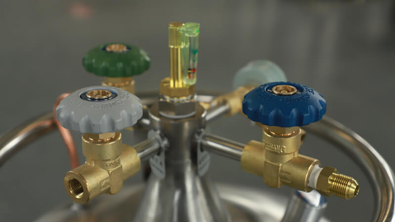 自增壓液氮罐閥門組成與功能（néng）